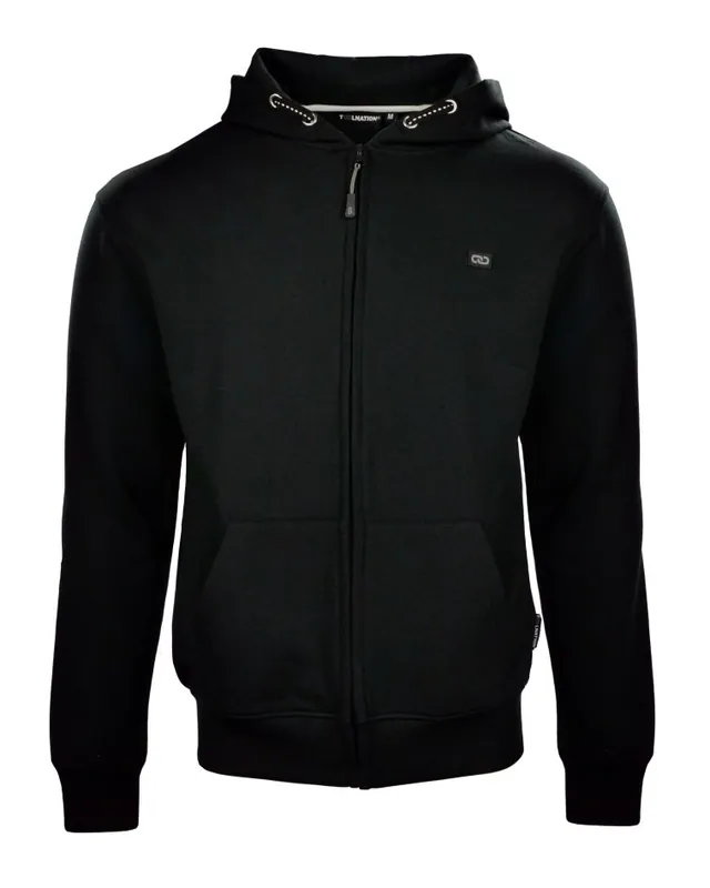 Toolnation MJCY14001TON Veste de survêtement avec chapeau Noir