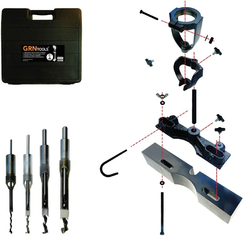 GRN Tools 543-01G Adaptateur de point à trou carré