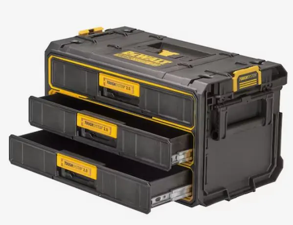 DeWalt Accessoires DWST08330-1 Mallette ToughSystem 2.0 avec 3 tiroirs
