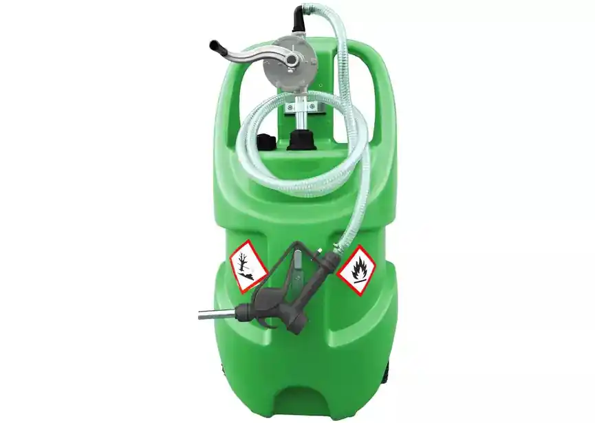 Metal Works 724574489 Réservoir de carburant vert 75 litres, pompe manuelle