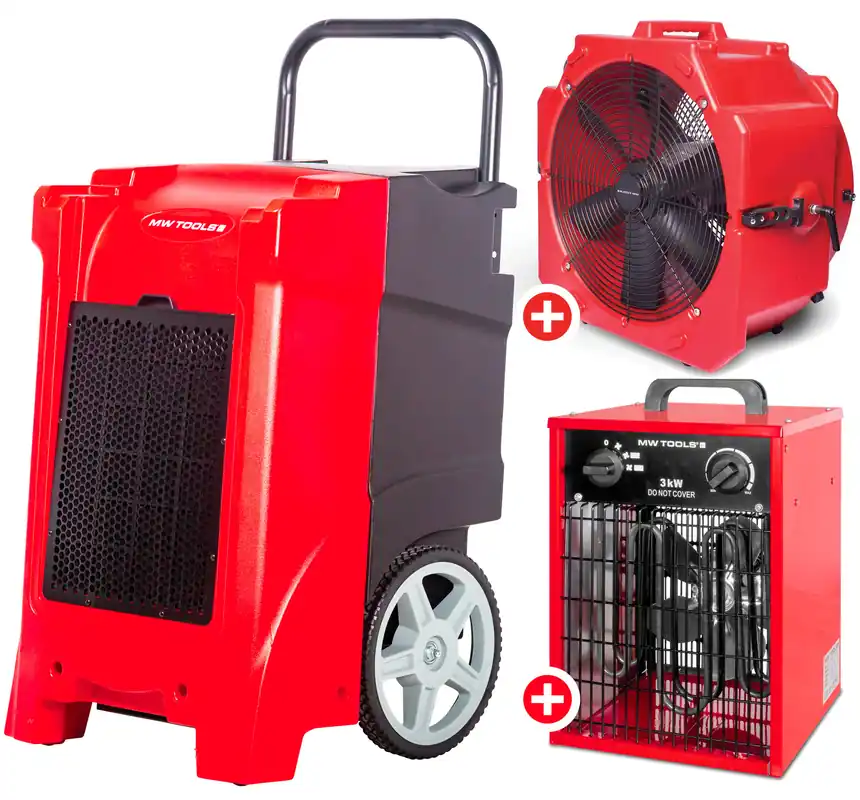 Metal Works 722313804 P90SETBH Set sécheur intérieur BDP90 + ventilateur MV500PPL + chauffage WEL03
