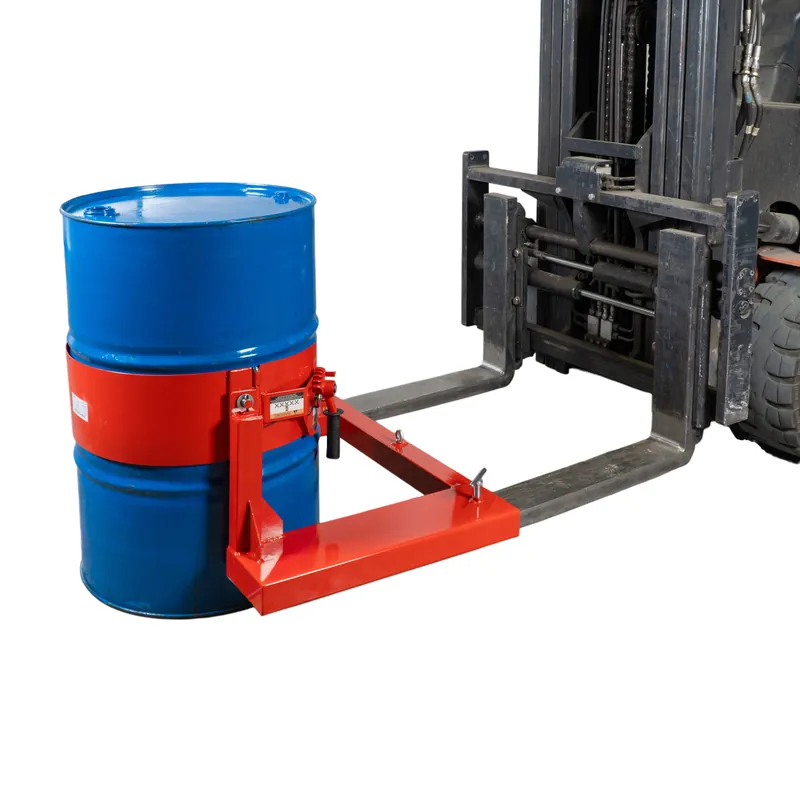 Metal Works 758701073 VTKN364 Pince et basculeur de fûts pour chariot élévateur 220L 364kg