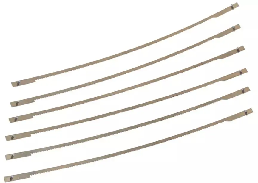 Holzstar 715911661 Lame de scie sauteuse 127x6mm 12TPI métal 6 pièces