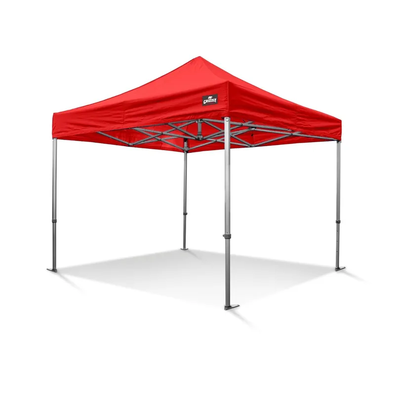 Grizzly Outdoor GOW4033R GO-WORK40 Tente de travail 3x3 m Rouge