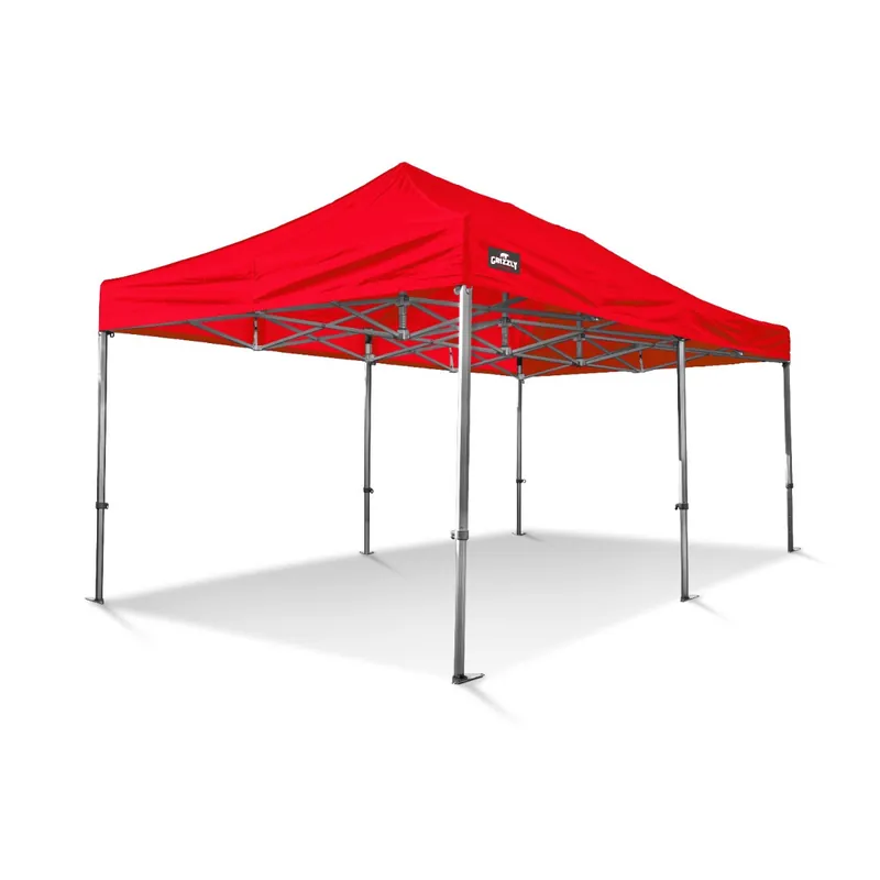 Grizzly Outdoor GOW456R GO-WORK Tente de travail 4.5x6 m Rouge