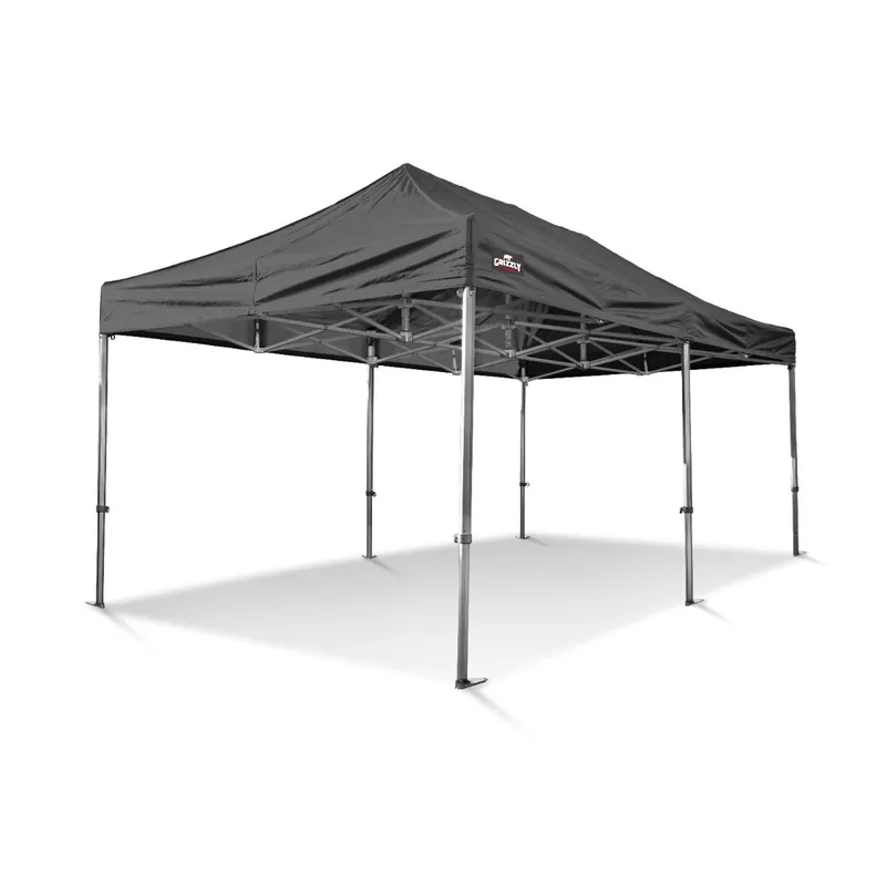 Grizzly Outdoor GOW40PVC36Z GO-WORK40-PVC tente de travail 3x6 m Noir