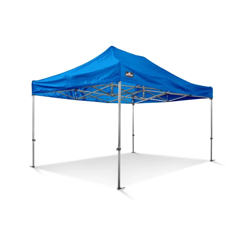 Grizzly Outdoor GOW40345B GO-WORK40 Tente de travail 3x4,5 m Bleu