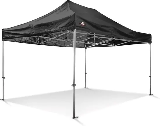 Grizzly Outdoor GOW40345Z GO-WORK40 Tente de travail 3x4,5 m Noir