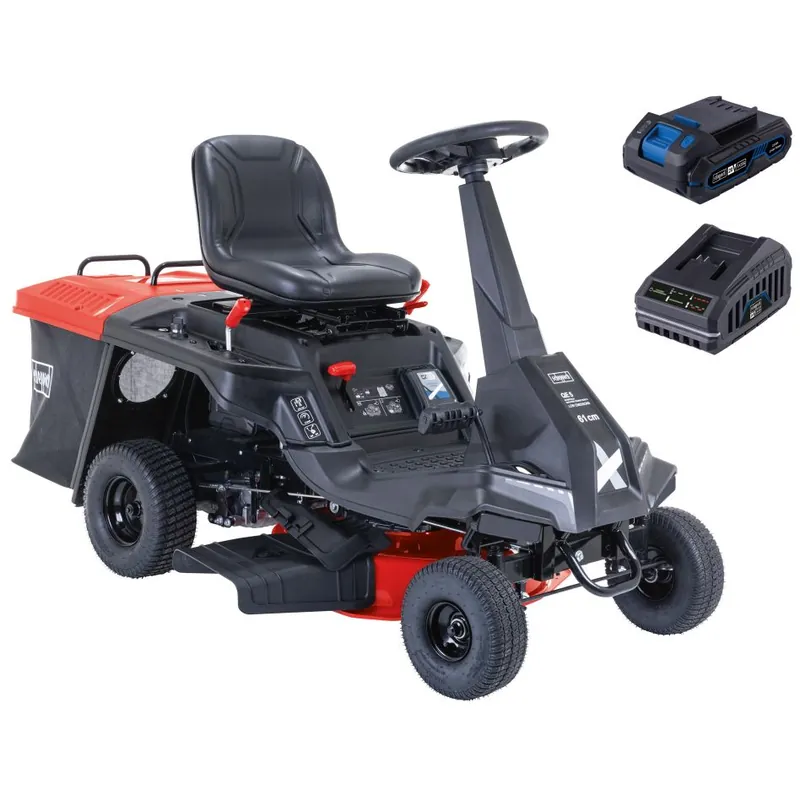 Scheppach 5911292901 Tondeuse autoportée hybride à essence MR230-61 224cc 4,4kW (avec batterie)
