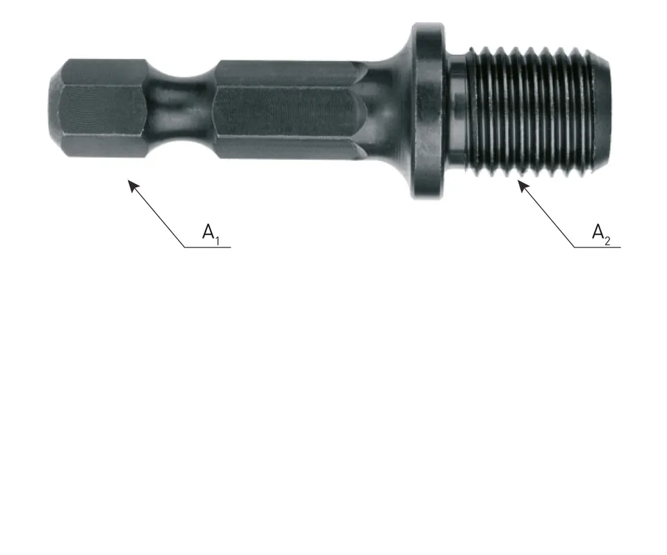 Rotec 181.9001 Adaptateur 1/4" E6.3 > 3/8" -24 UNF (945138)