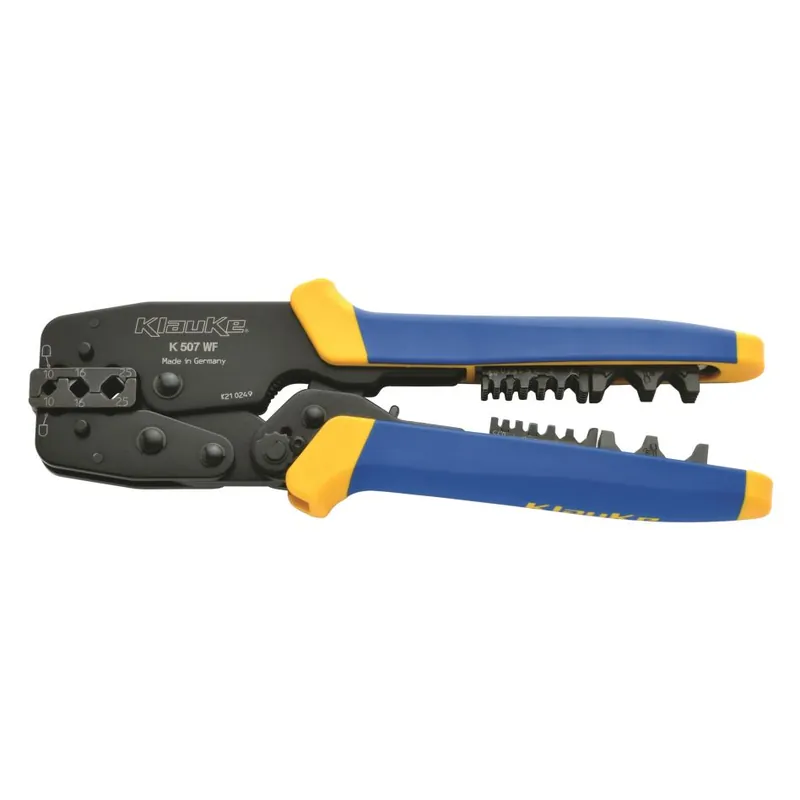 Klauke 900087009 K 507 WF Krimptang met verwisselbare krimpmatrijzen voor adereindhulzen