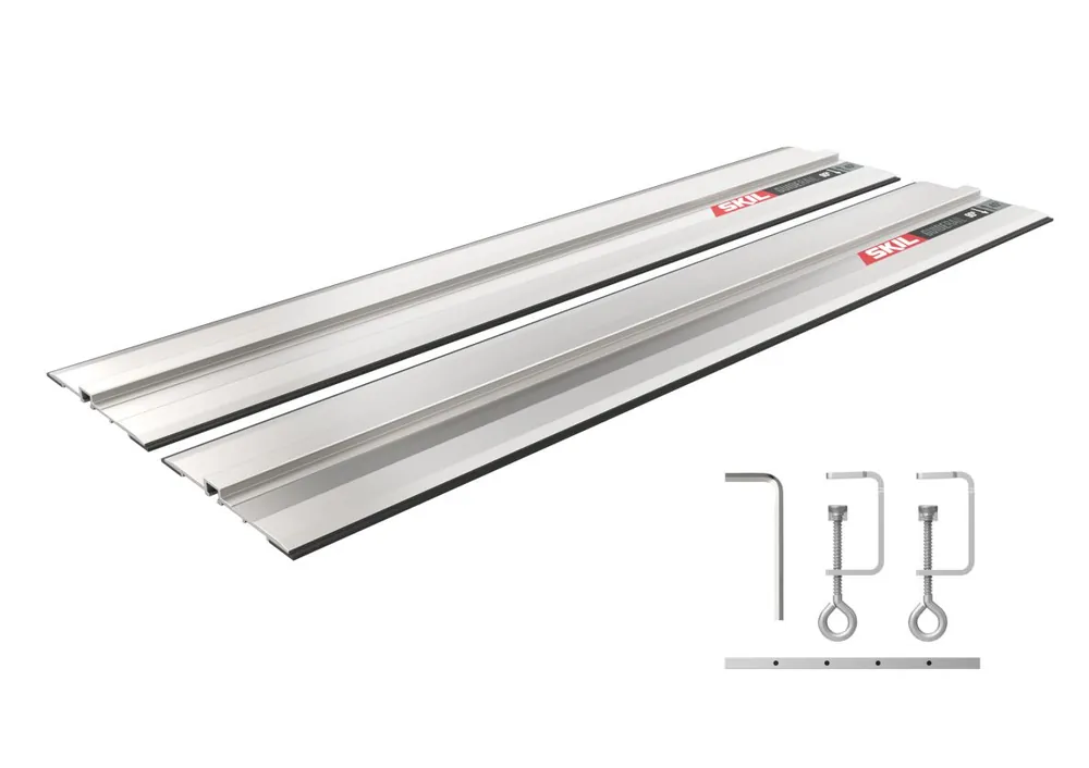 SKIL 2610S01668 Rail de guidage / règle 1400 mm aluminium pour scie circulaire 3571
