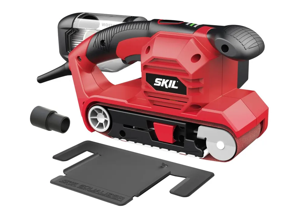 SKIL SR1E7615AB Ponceuse à bande 76mm x 457mm 710W + cadre de ponçage