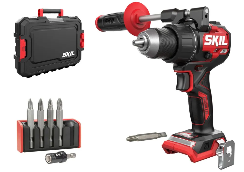 SKIL DD1E3080JA Perceuse à batterie 20V sans balais 130Nm hors batteries et chargeur en mallette