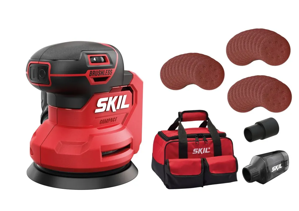 SKIL SR1E3751FA Ponceuse orbitale 125mm 20V Compact brushless excl. batteries et chargeur dans le sac