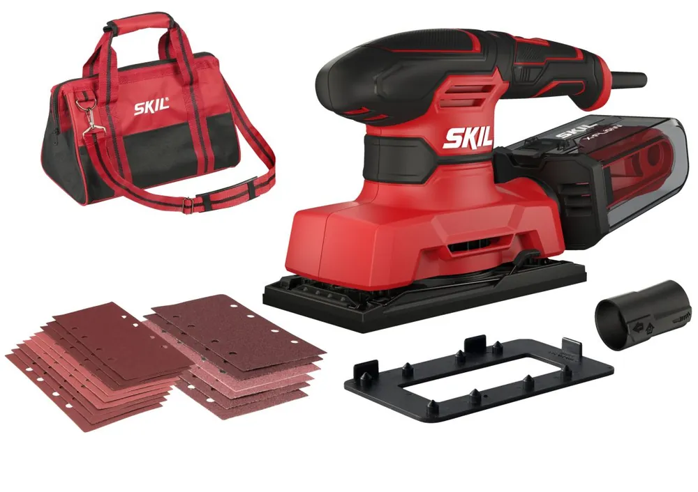 SKIL SR1E7362DA Ponceuse orbitale à vitesse variable 280W en sac + 15x papier abrasif