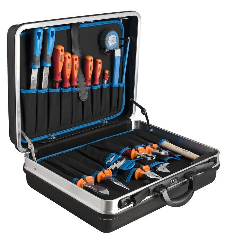 Unior 608541 971/2VDE Mallette à outils remplie 52 pièces