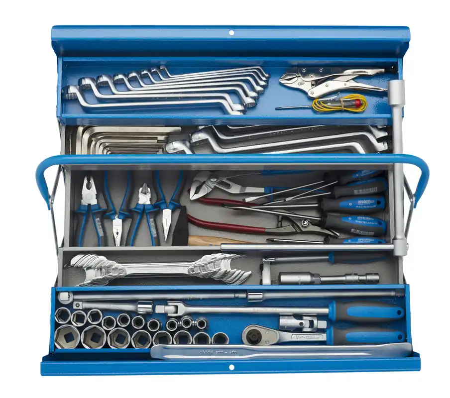 Unior 601996 930 Coffre à outils rempli 81 pièces