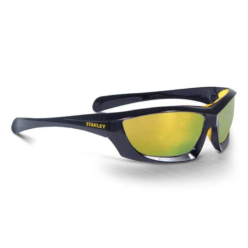 Stanley SY180-YD EU Lunettes de sécurité Comfort Seal - verre miroir jaune
