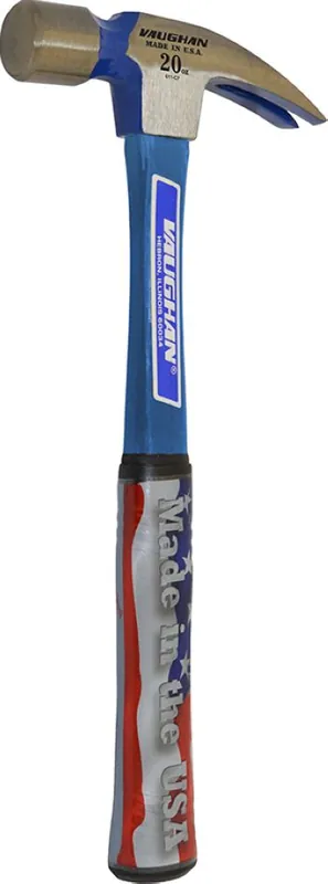Vaughan 10508 FS999 Marteau à griffes avec manche lisse en fibre de verre manche de 355 mm 566 grammes