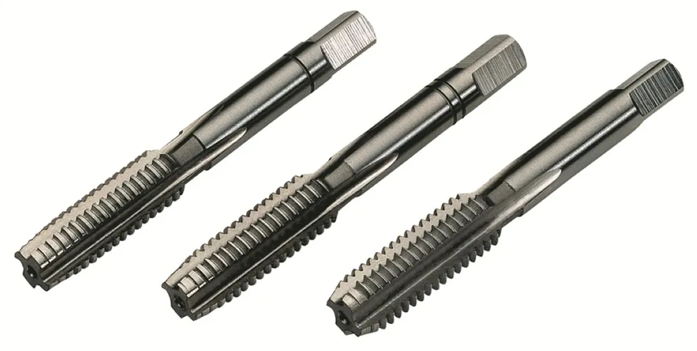 Völkel 5927310 Jeu de tarauds à main 3 pièces HSS-G DIN 13 DIN 352 métrique M1.6x0.35