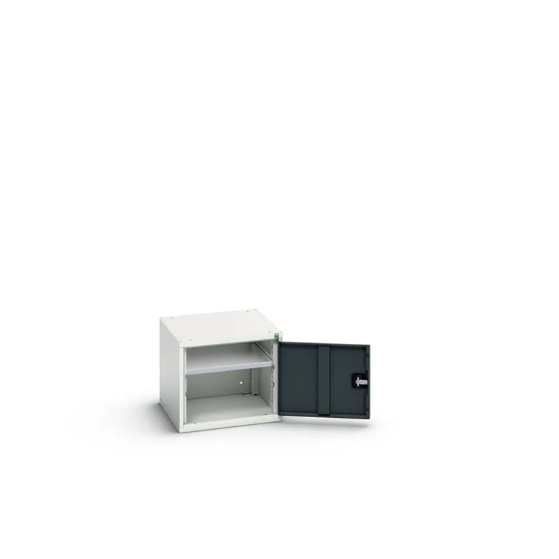 Bott 16926030.19 Armoire système Verso 525x550x450mm 1 étagère 1 porte RAL 7016