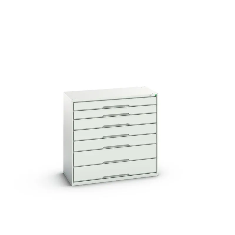 Bott 16925249.16 Verso armoire à tiroirs 1050x550x1000mm 7 tiroirs RAL 7035