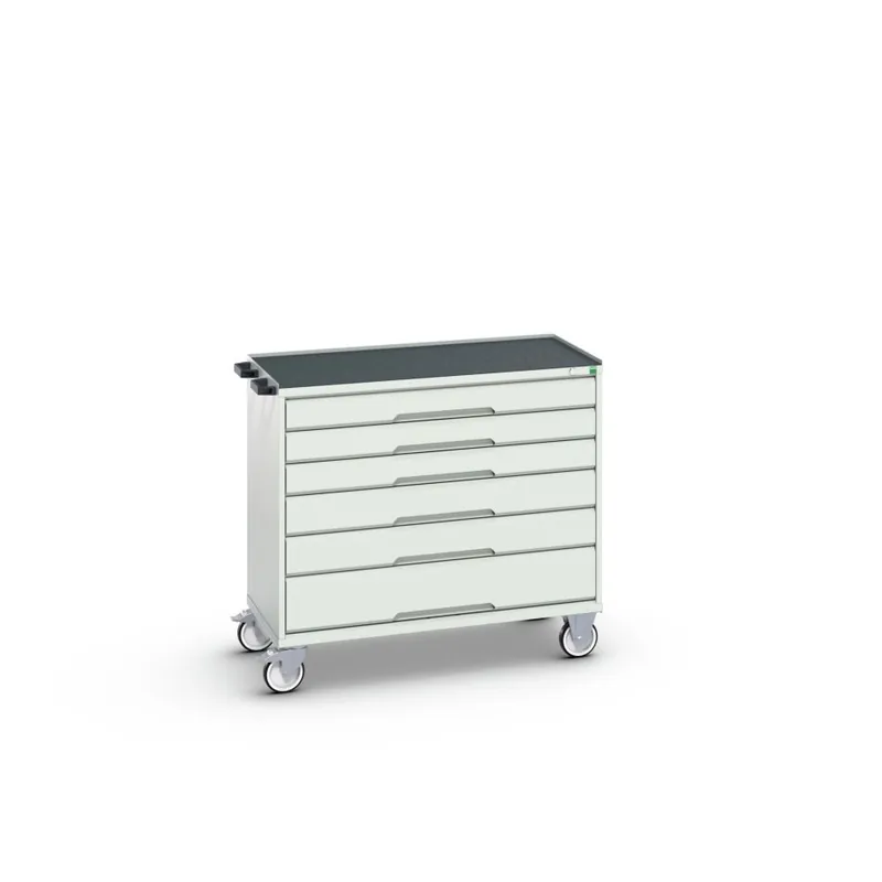 Bott 16927055.16 Verso mobiele kast 1050x550x965m 6 laden top tray RAL 7035