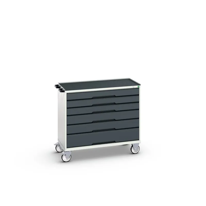 Bott 16927055.19 Verso mobiele kast 1050x550x965m 6 laden top tray RAL 7016