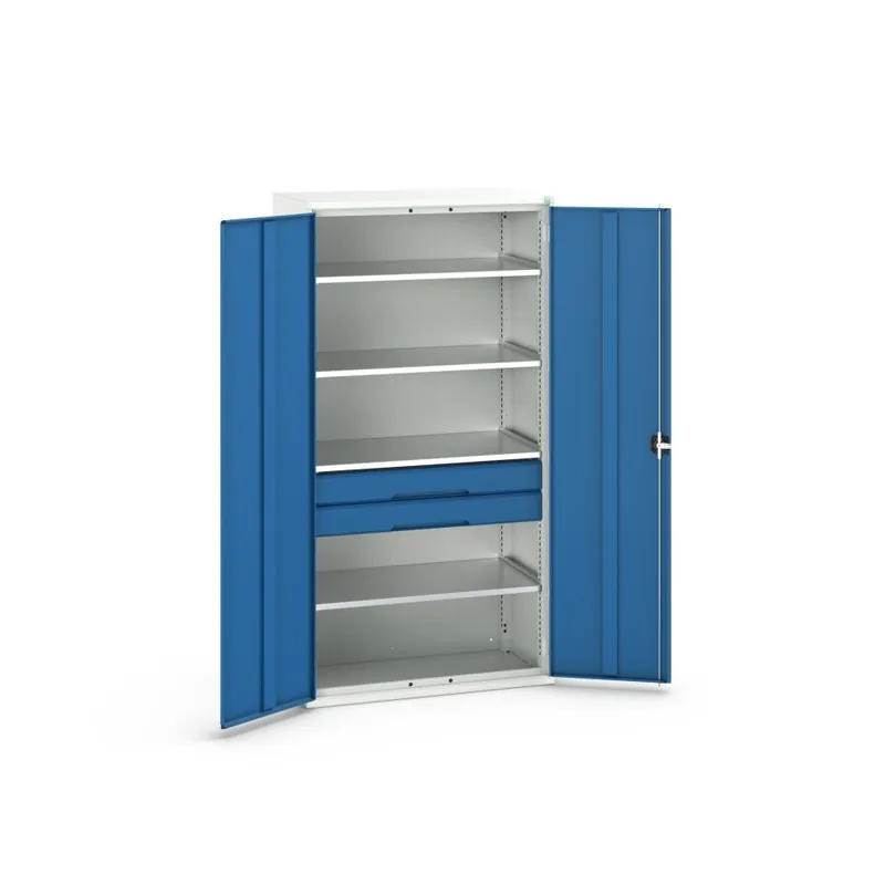 Bott 16926574.11 Verso Werkplaatskast 4 legborden 2 laden RAL 5010