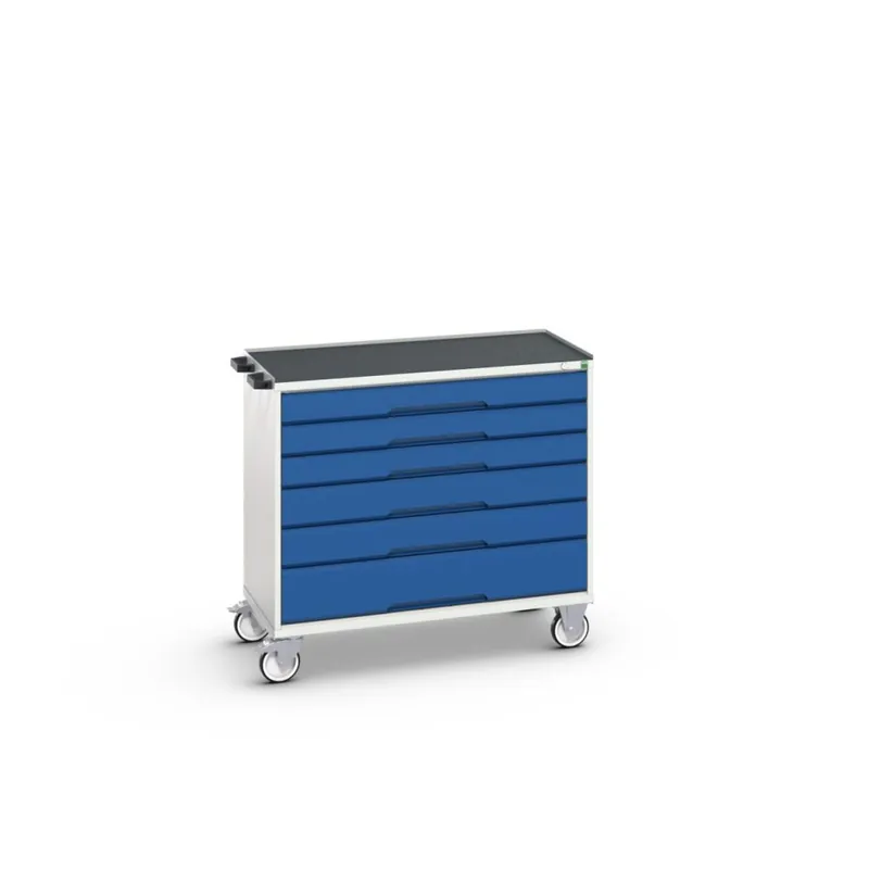 Bott 16927055.11 Verso mobiele kast 1050x550x965m 6 laden top tray RAL 5010