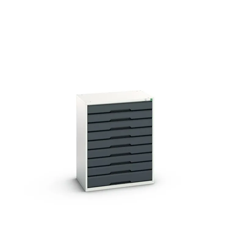 Bott 16925157.19 Verso armoire à tiroirs 800x550x1000mm 9 tiroirs RAL 7016