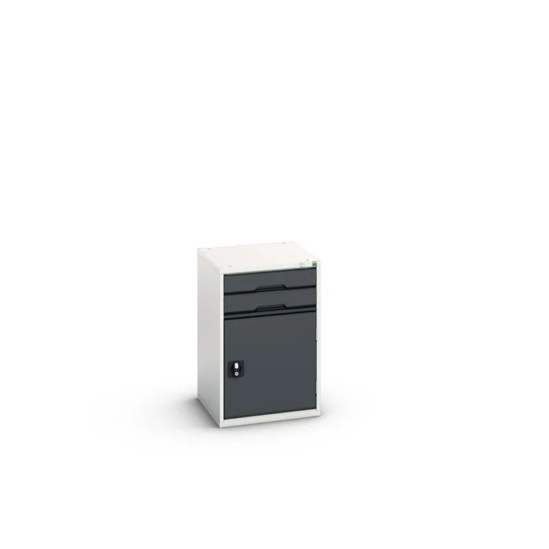 Bott 16925016.19 Verso armoire à tiroirs 525x550x800mm 2 tiroirs 1 porte RAL 7016