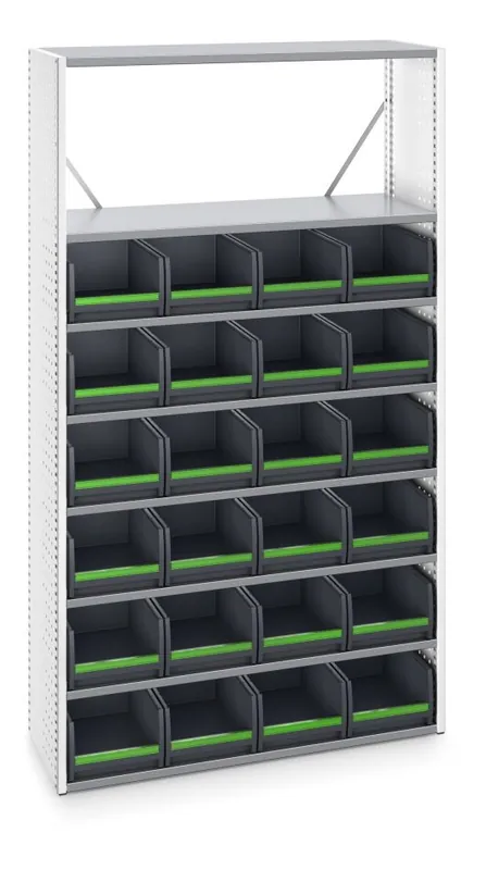 Bott 46003002.16 Étagère Verso avec 8 étagères, 24x box RAL 7035