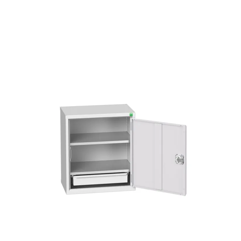 Bott 16929003.16 Verso eco wandkast 525x350x600mm 2 legborden 1 lade RAL 7035