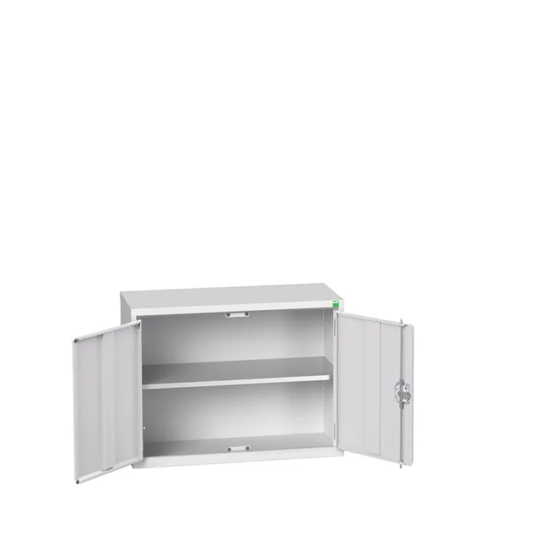 Bott 16929101.16 Verso eco wandkast 800x350x600mm 1 legbord 2 deuren RAL 7035