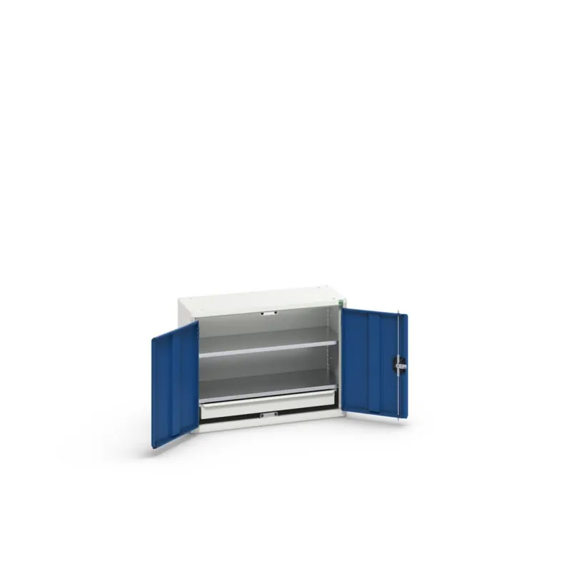 Bott 16929103.11 Verso eco wandkast 800x350x600mm 2 legborden 1 lade RAL 5010