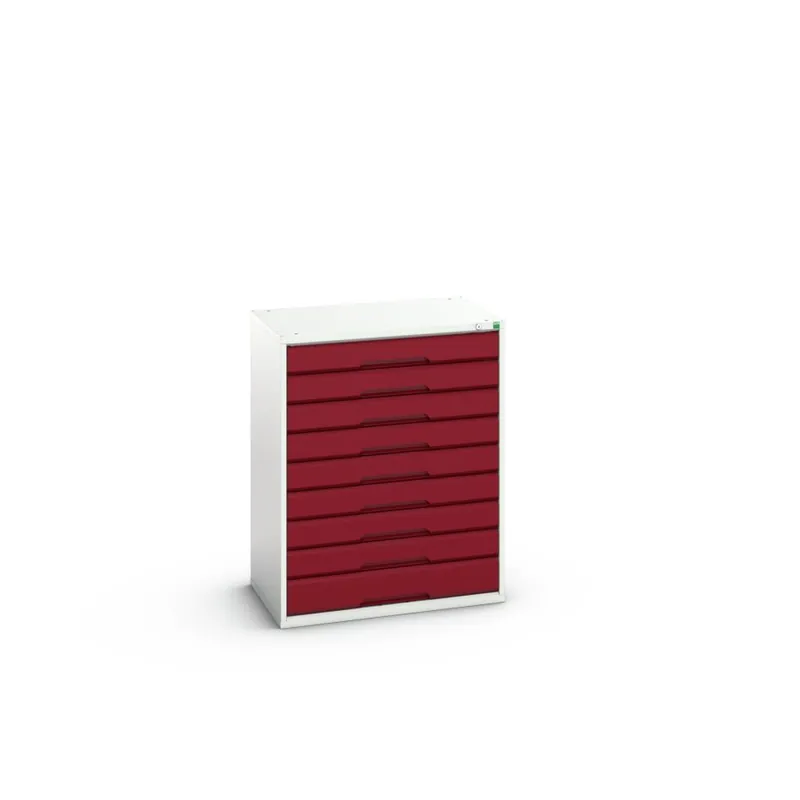Bott 16925157.24 Verso armoire à tiroirs 800x550x1000mm 9 tiroirs RAL 3004