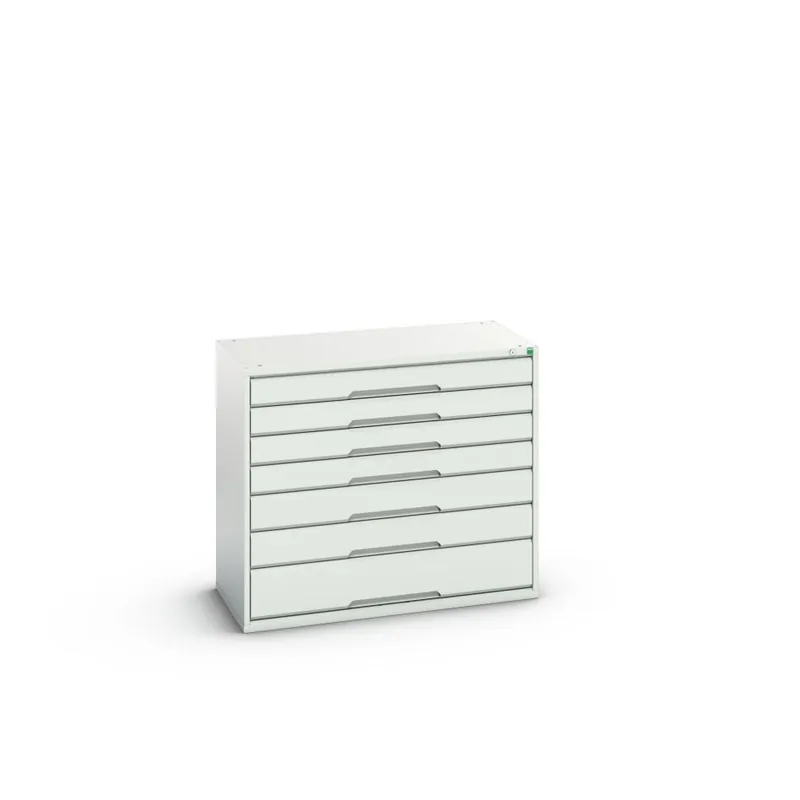 Bott 16925229.16 Verso armoire à tiroirs 1050x550x900mm 7 tiroirs RAL 7035