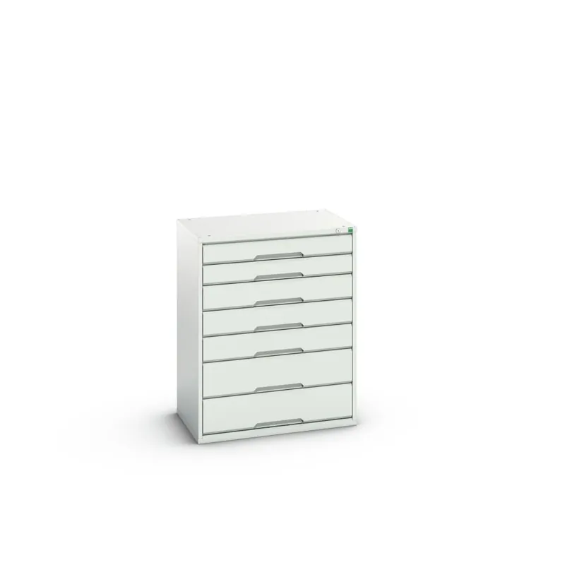 Bott 16925149.16 Verso armoire à tiroirs 800x550x1000mm 7 tiroirs RAL 7035