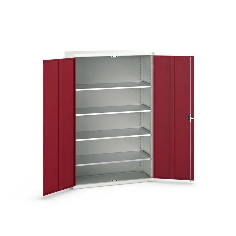 Bott 16926653.24 Armoire système Verso 1300x550x2000mm 4 étagères RAL 3004