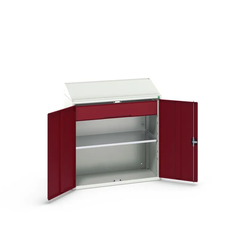 Bott 16926590.24 Armoire système Verso 1050x550x1130mm 1 étagère 1 tiroir RAL 3004