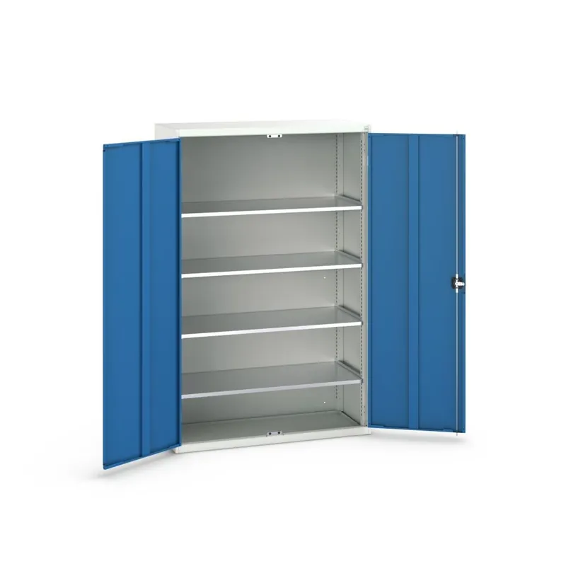 Bott 16926653.11 Verso systeemkast 1050x550x2000mm 4 legborden 2 deuren RAL 5010