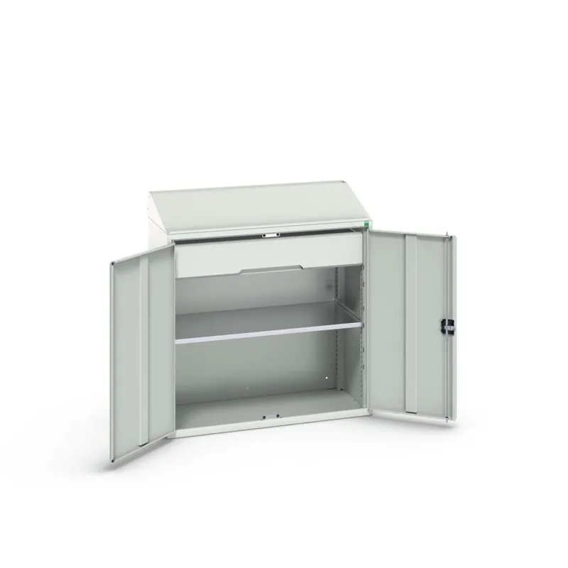 Bott 16926590.16 Verso systeemkast 1050x550x1130mm 1 legbord 1 lade RAL 7035