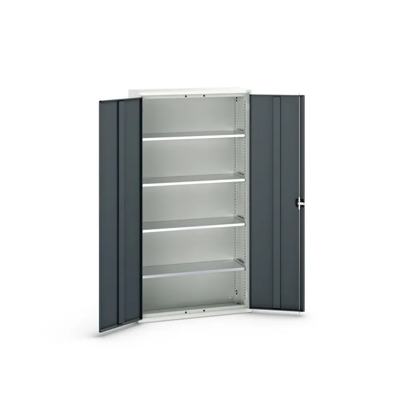 Bott 16926219.19 Verso systeemkast 1050x350x2000mm 4 legborden 2 deuren RAL 7016