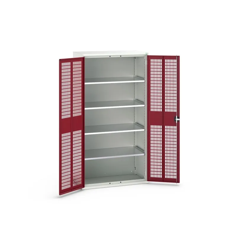 Bott 16926770.24 Verso kast gevleugelde deuren 1050x550x1000mm 4 legborden RAL 3004