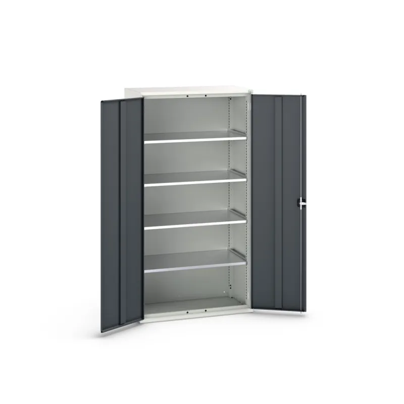 Bott 16926267.19 Verso systeemkast 1050x550x2000mm 4 legborden 2 deuren RAL 7016
