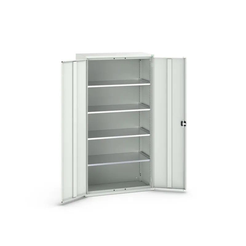Bott 16926267.16 Armoire Verso 1050x550x2000mm 4 étagères 2 portes RAL 7035