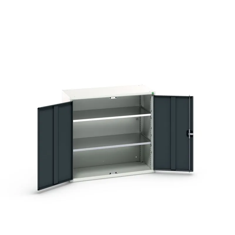 Bott 16926259.19 Verso systeemkast 1050x550x1000mm 2 legborden 2 deuren RAL 7016