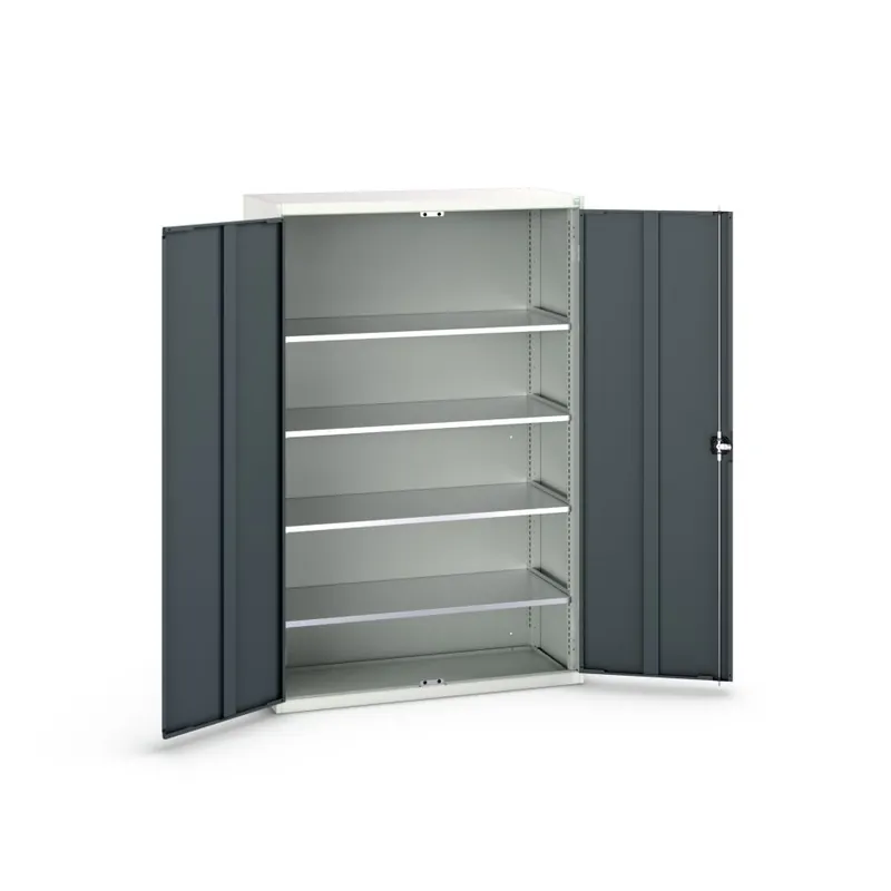 Bott 16926653.19 Armoire système Verso 1300x550x2000mm 4 étagères RAL 7016